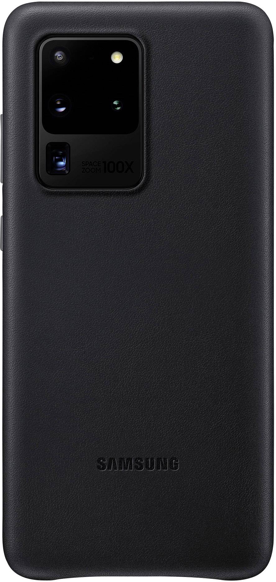 Samsung Leather Cover Coque Samsung Galaxy S20 Ultra 5G noir