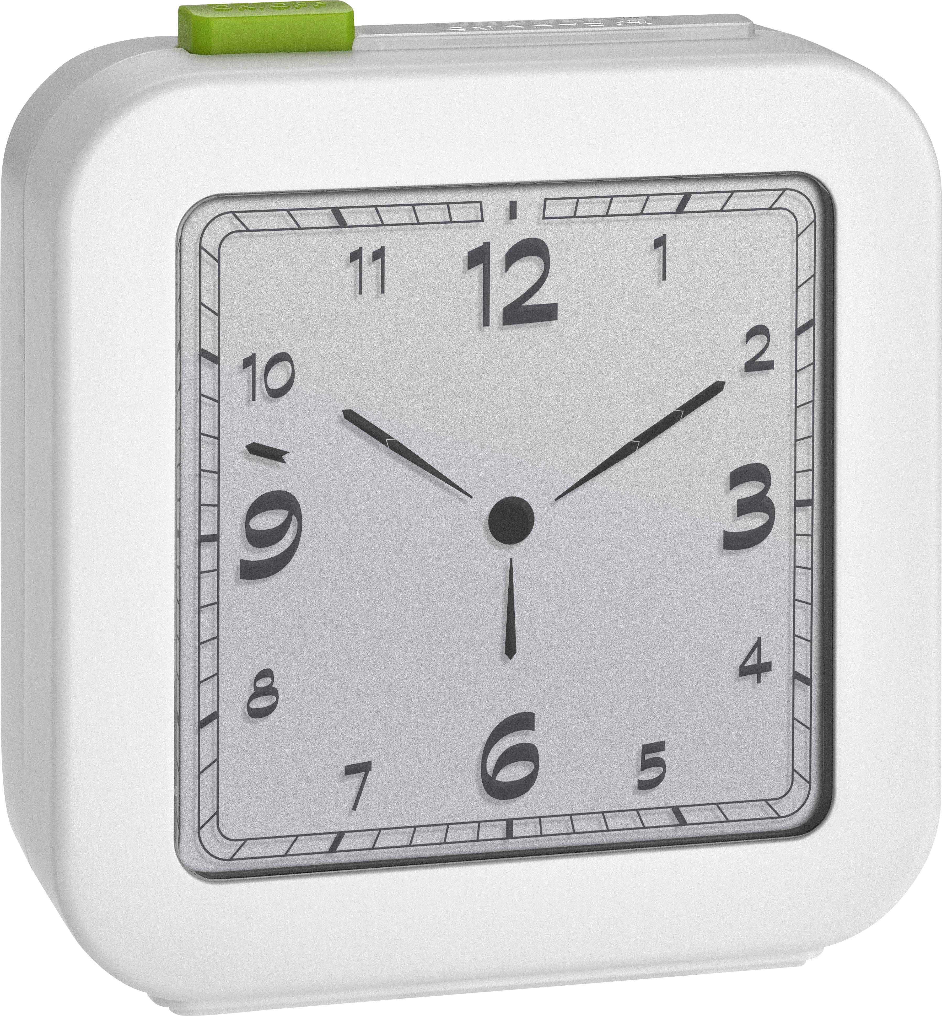 TFA Dostmann 60.2556.02 radiopiloté(e) Réveil blanc Heures de réveil 1