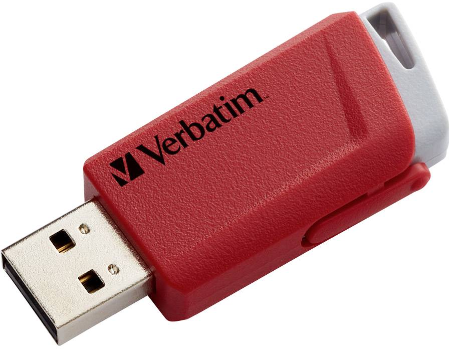 Verbatim V Store N CLICK Clé USB 32 GB rouge, bleu 49308 USB 3.1 (Gen 1)