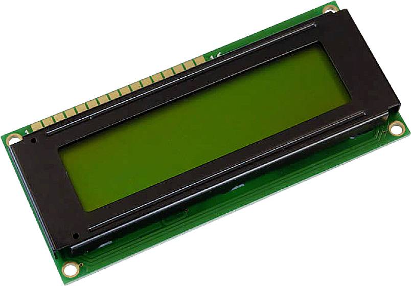 Display Elektronik Écran LCD jaune-vert (l x H x P) 80 x 36 x 7.6 mm
