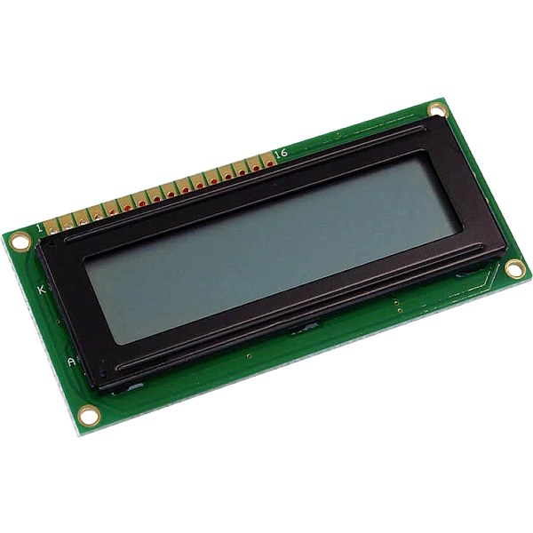 Display Elektronik Écran LCD 16 x 2 Pixel (l x H x P) 80 x 36 x 7.1 mm Display Elektronik Écran LCD 16 x 2 Pixel (l x H x P) 80 x 36 x 7.1 mm