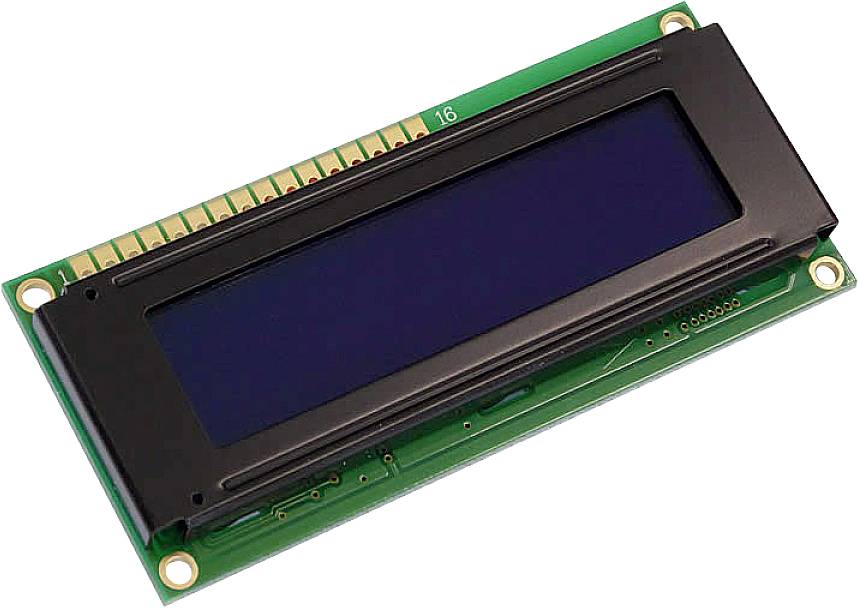 Display Elektronik Écran LCD blanc 16 x 2 Pixel (l x H x P) 80 x 36 x 7.6 mm