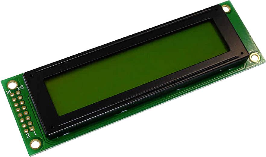 Display Elektronik Écran LCD jaune-vert (l x H x P) 116 x 37 x 8.6 mm