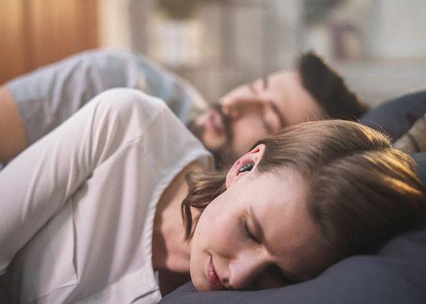 Bouchons d'oreilles QuietOn Sleep noir