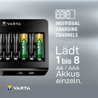 Chargeur de piles rondes LR03 (AAA), LR6 (AA) NiMH Varta LCD Multi Charger+ Chargeur de piles rondes LR03 (AAA), LR6 (AA) NiMH Varta LCD Multi Charger+