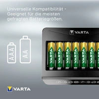 Chargeur de piles rondes LR03 (AAA), LR6 (AA) NiMH Varta LCD Multi Charger+ Chargeur de piles rondes LR03 (AAA), LR6 (AA) NiMH Varta LCD Multi Charger+