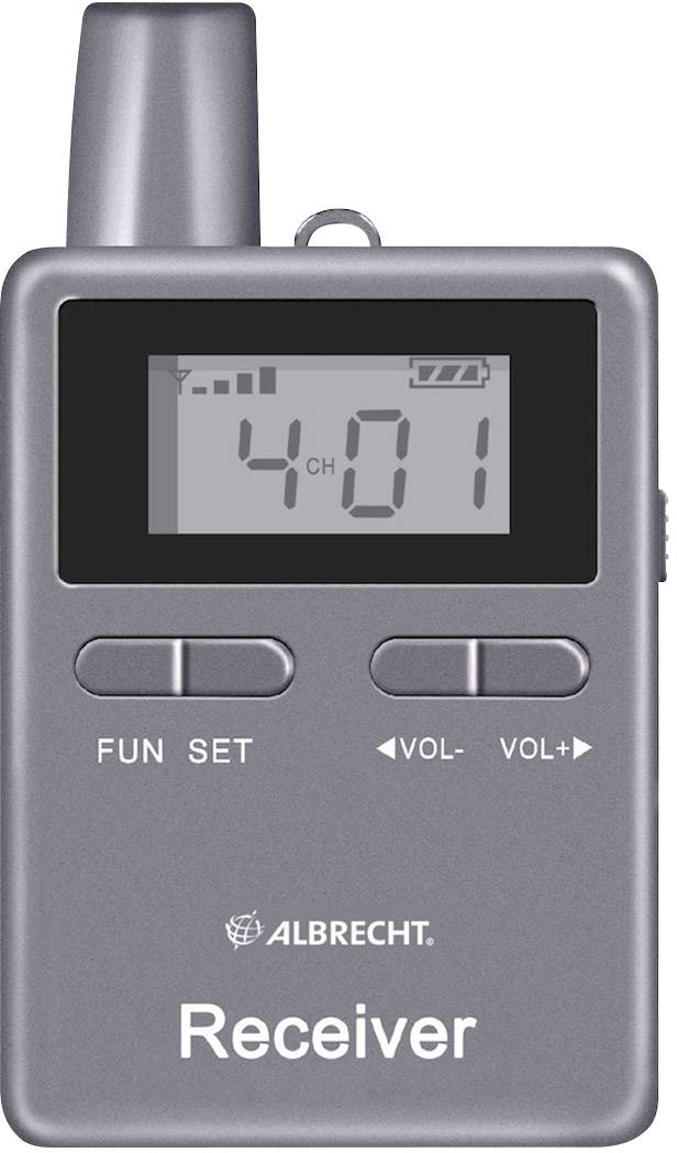 Albrecht ATT/ATR400 10er 29970.S10 Système audioguide-radioguide jeu de 10