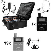 Albrecht ATT/ATR400 20er 29970.S20 Système audioguide-radioguide jeu de 20 Albrecht ATT/ATR400 20er 29970.S20 Système audioguide-radioguide jeu de 20