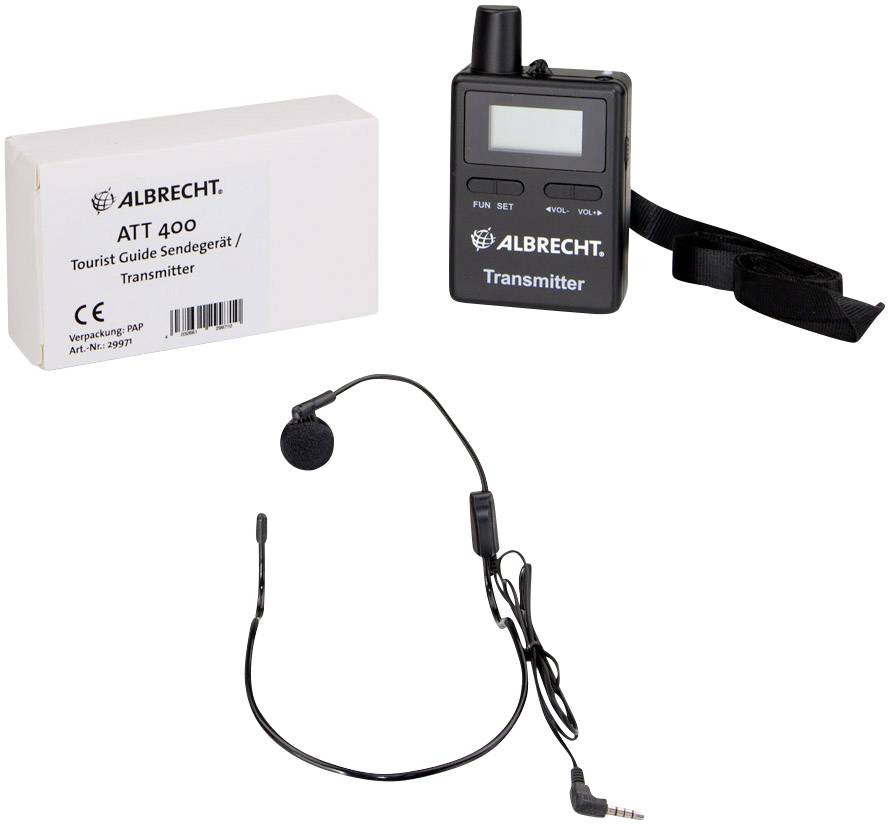 Albrecht ATT400 29971 Système audioguide-radioguide