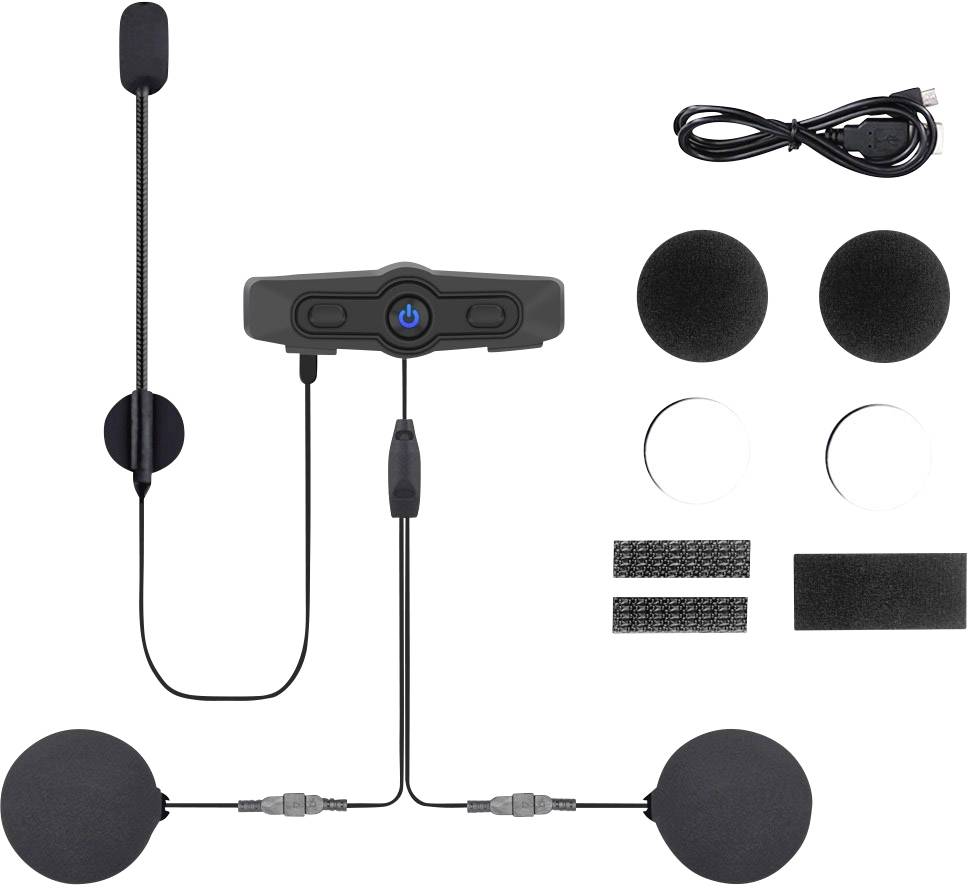 Intercom pour moto Albrecht 15540 BPA 400 Adapté pour (type de casque) tous types de casque