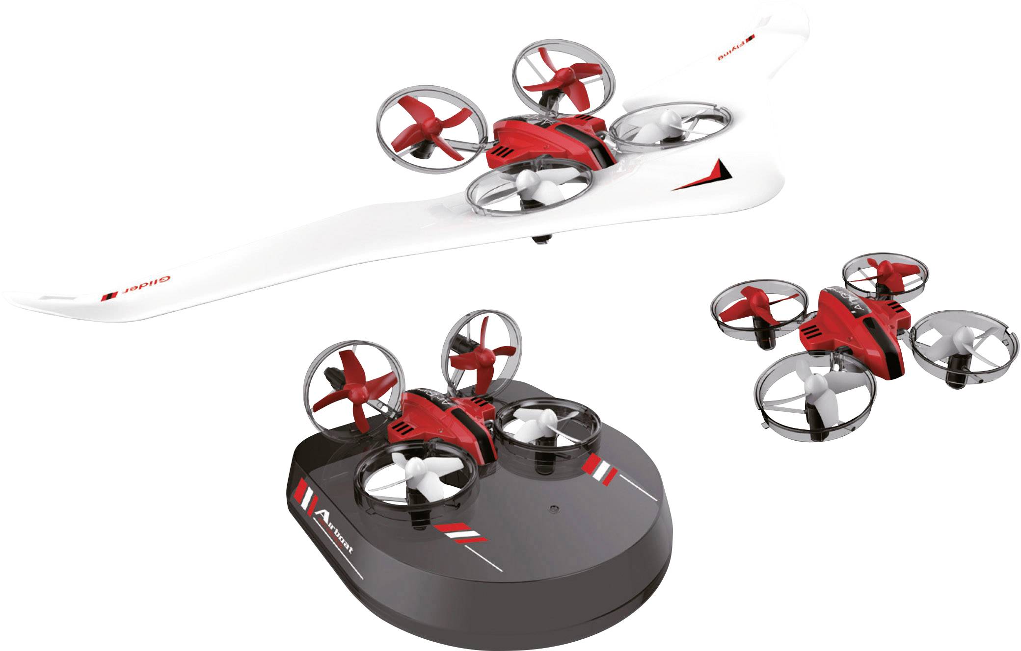 Amewi Air Genius - All in One Drone quadricoptère prêt à voler (RtF) débutant