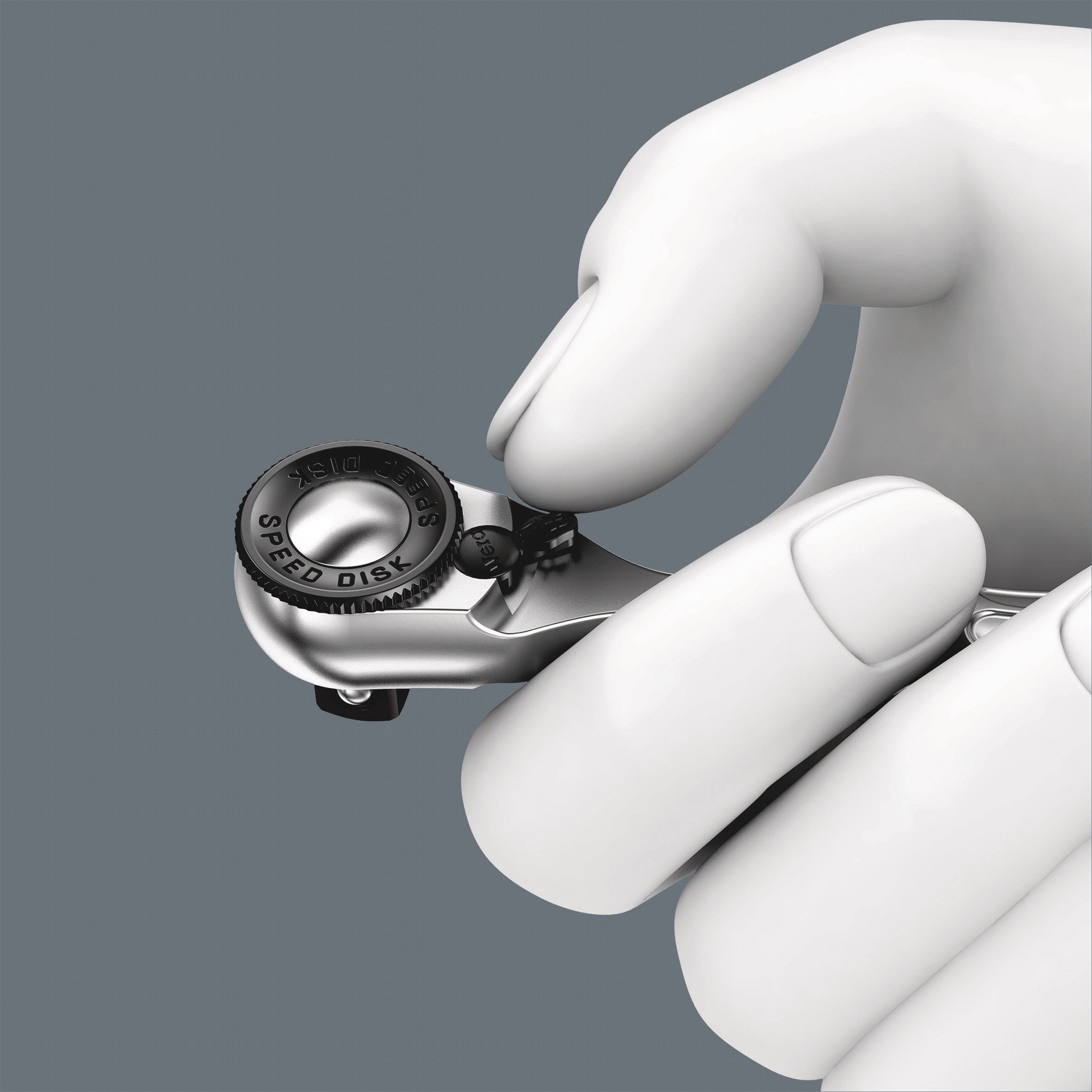 Wera 8008 A Zyklop Mini 3 05003793001 Cliquet réversible 1/4" 100 mm