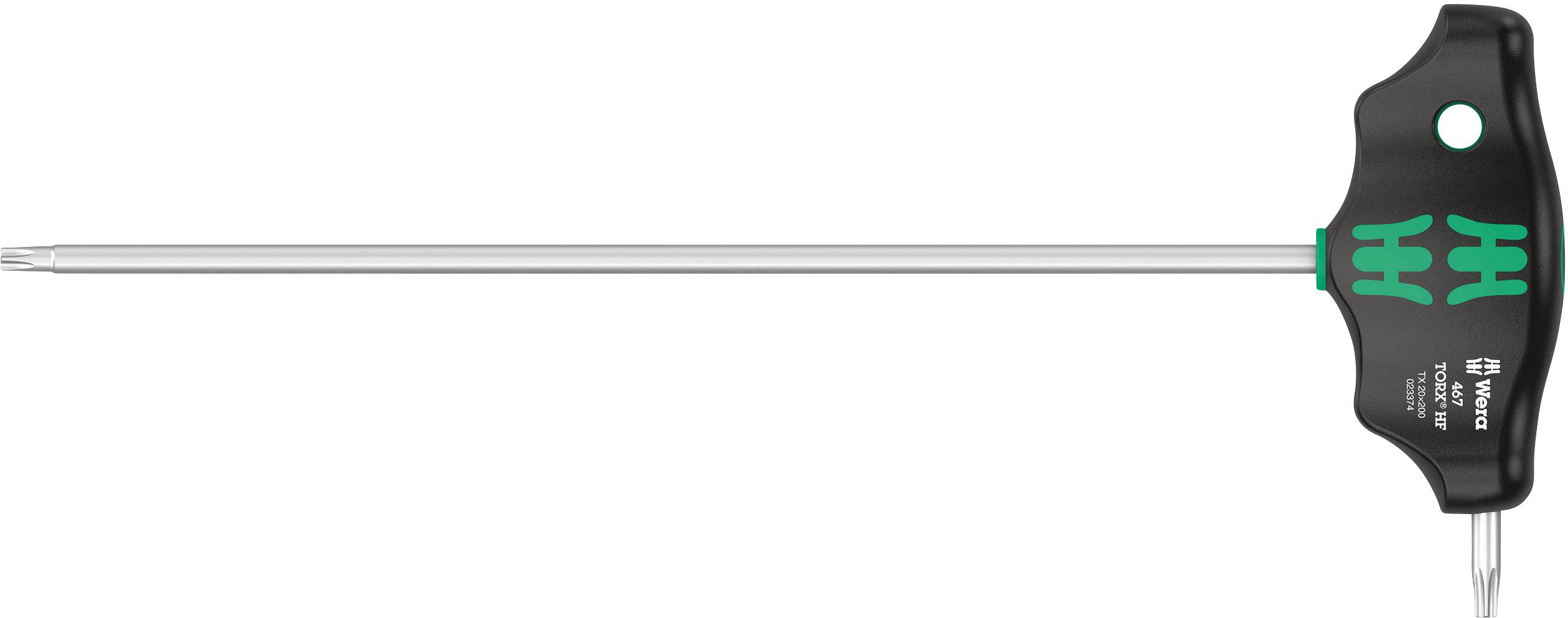 Wera 467 TORX® HF Tournevis Torx Taille (tournevis) T 20 Longueur de la lame: 200 mm 1 pc(s)