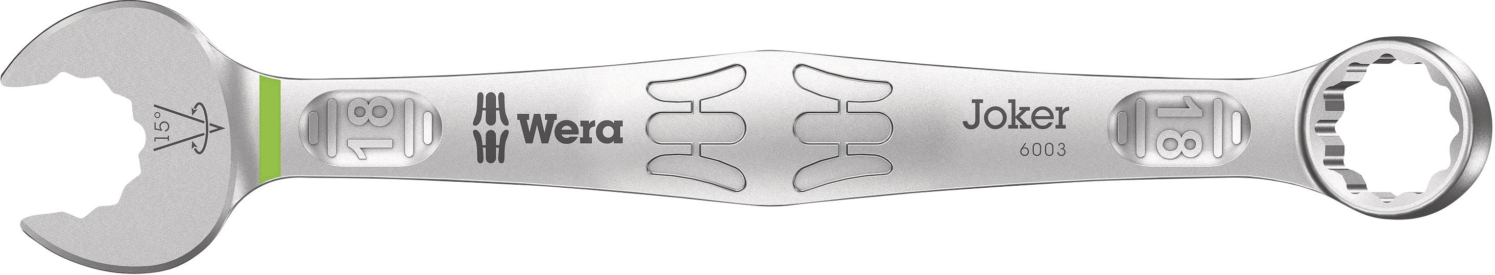 Wera 05020209001 6003 Joker Clé mixte Ouverture de clé (métrique) 18 mm