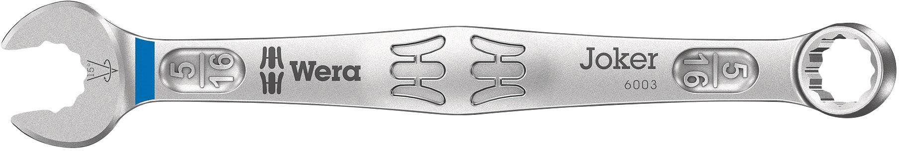 Wera 05020211001 6003 Joker Imperial Clé mixte Ouverture de clé (pouces) (uniquement pour le titre) 5/16"