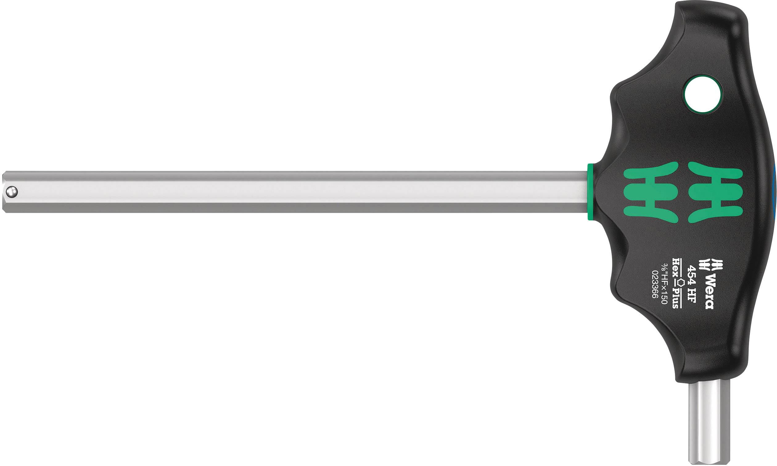 Clé à poignée en T avec longue tige métallique et poignée ergonomique, adaptée pour serrer ou desserrer précisément des vis dans des zones difficiles d'accès.