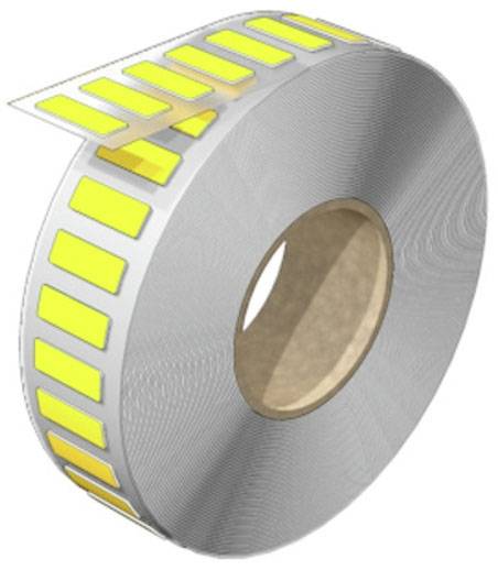 Un rouleau de bandes LED jaunes pouvant être utilisées à des fins d'éclairage. Les bandes sont montées sur un ruban flexible.