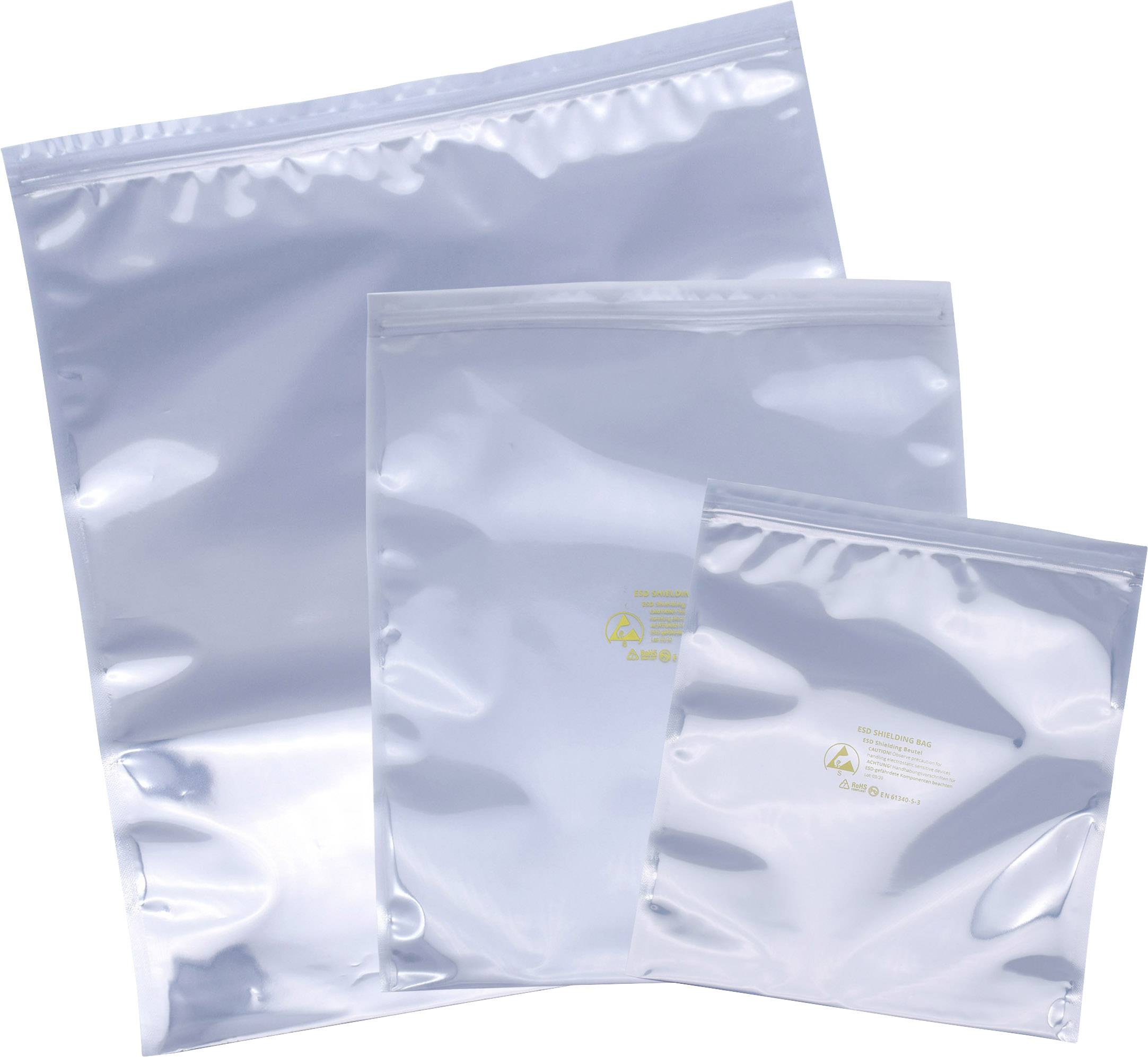 Quadrios Sachet antistatique (ESD) blindé Lettre d'identification ESD S 18 pc(s)