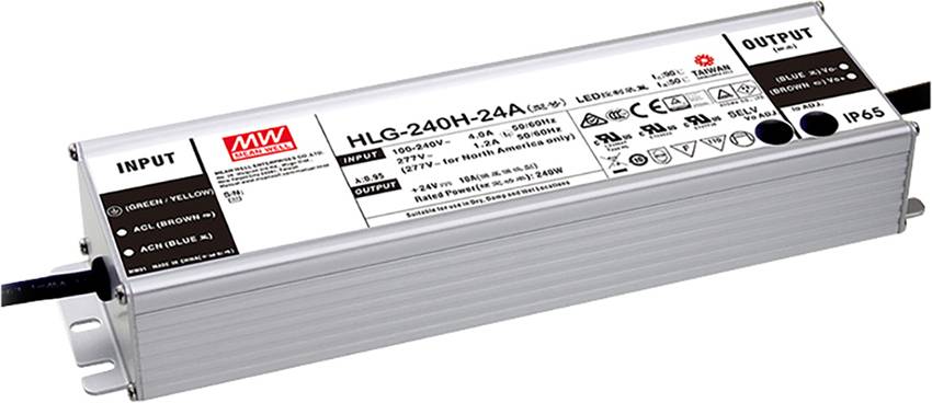 Driver de LED Mean Well à tension constante, à courant constant 240.3 W 2.23 - 4.45 A 50 - 57 V/DC fonction dimmeur 3 en