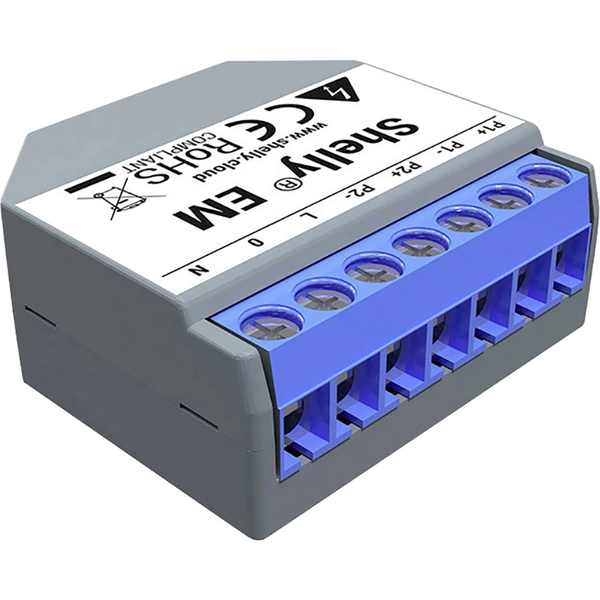 Shelly EM Actionneur de mesure de commutateur Wi-Fi Shelly EM Actionneur de mesure de commutateur Wi-Fi