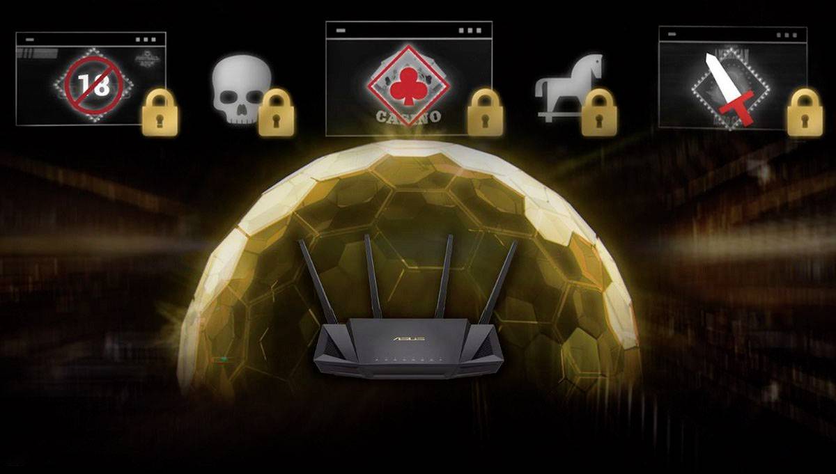 Routeur Asus RT-AX58U AX3000 AiMesh 5 GHz, 2.4 GHz 3000 MBit/s