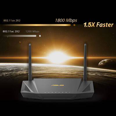 Routeur Asus RT-AX56U 5 GHz, 2.4 GHz