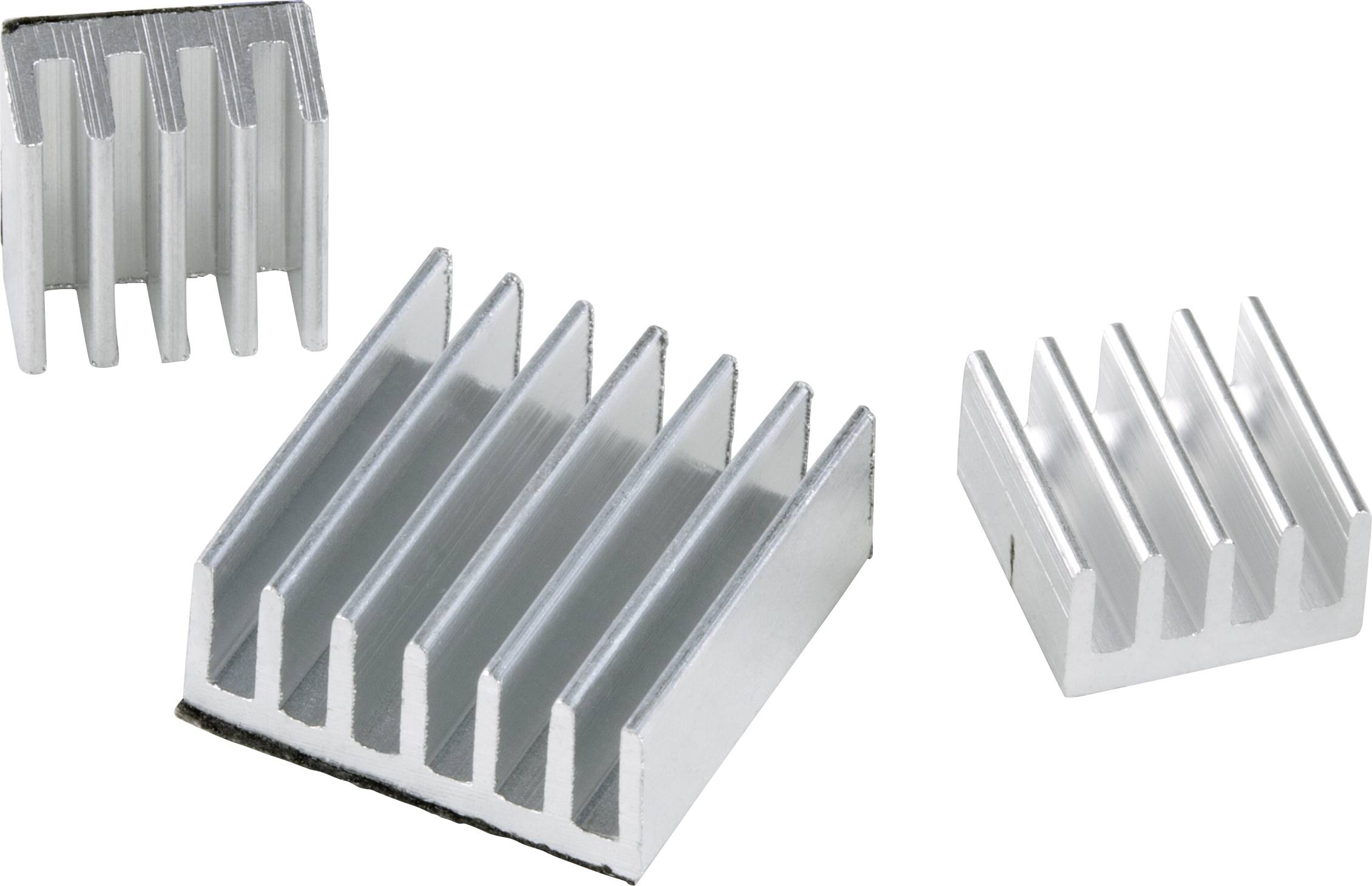 TRU COMPONENTS PCooler Set refroidisseur Convient pour (kits de développement): Raspberry Pi®, Banana Pi argent