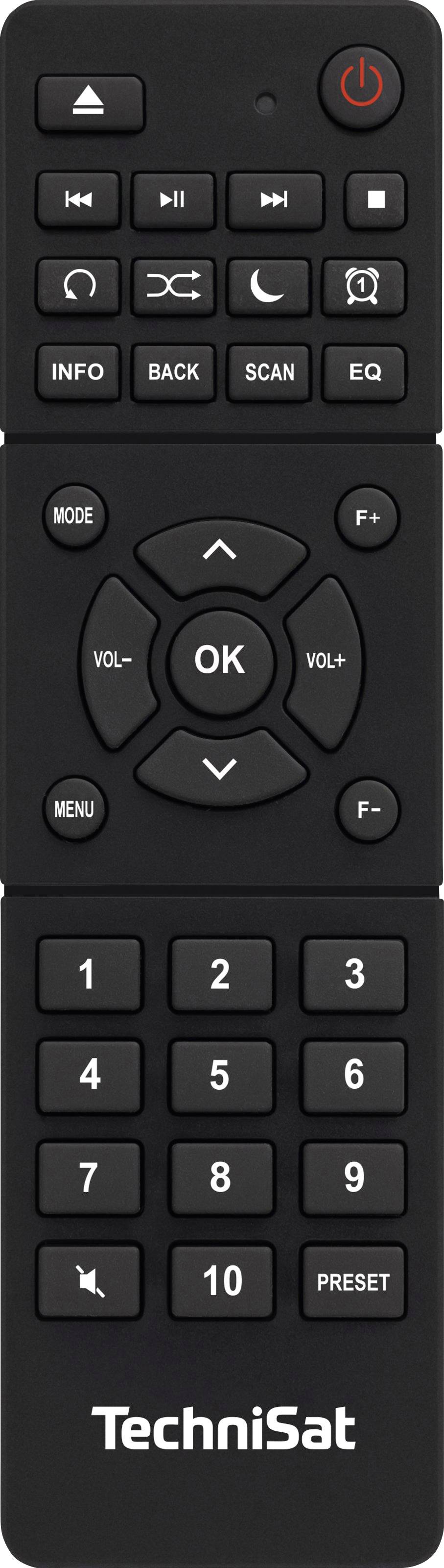 TechniSat DIGITRADIO 143 CD Radio-lecteur CD Internet DAB+, FM, Internet Bluetooth, WiFi noir