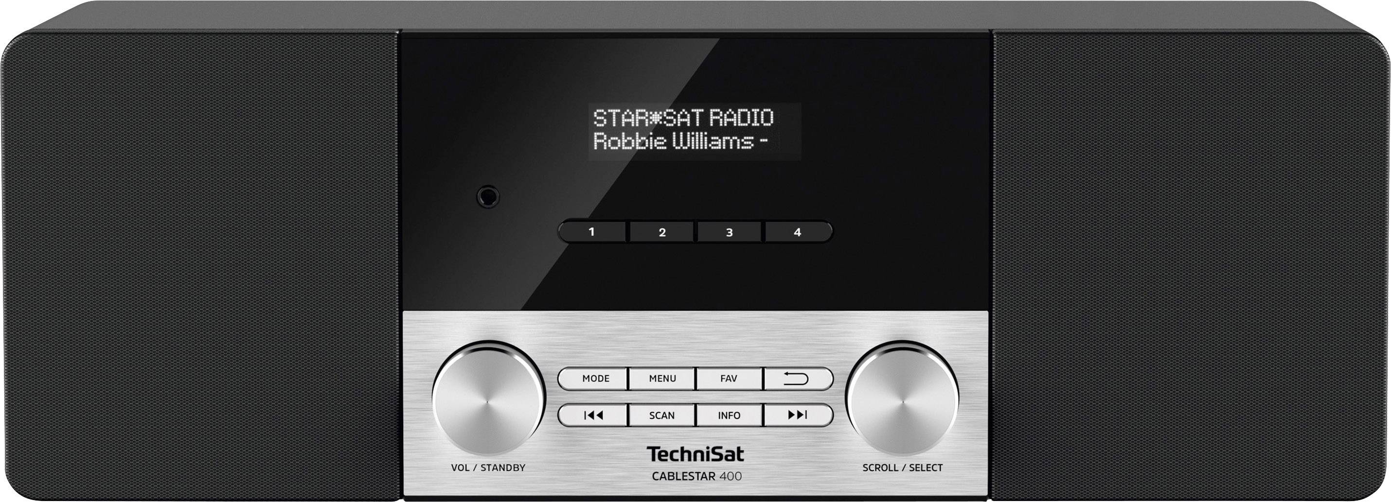 TechniSat CABLESTAR 400 Radio de table anthracite