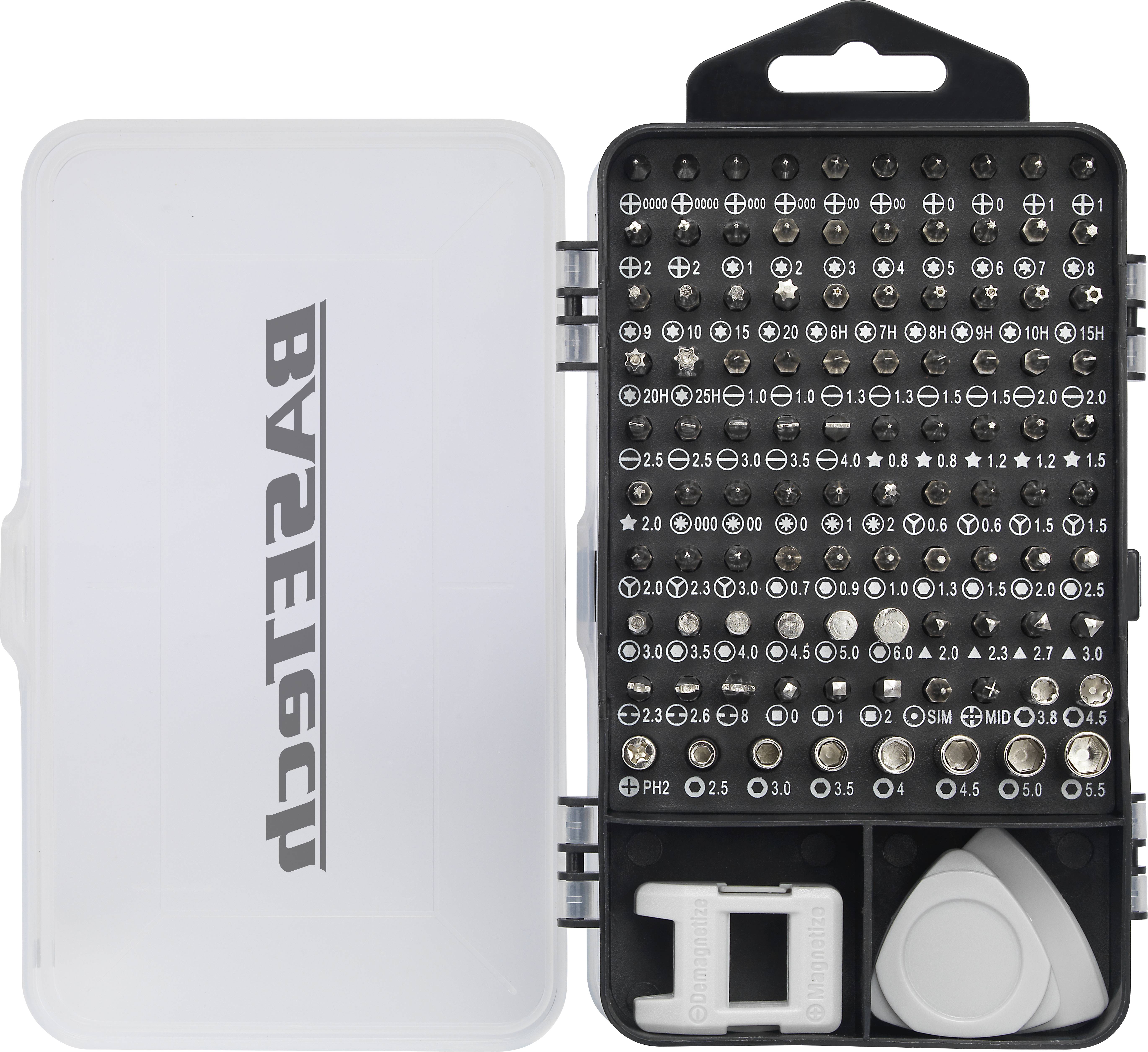 Basetech BT-2247898 Jeu d'embouts 116 pièces avec tournevis porte-embout