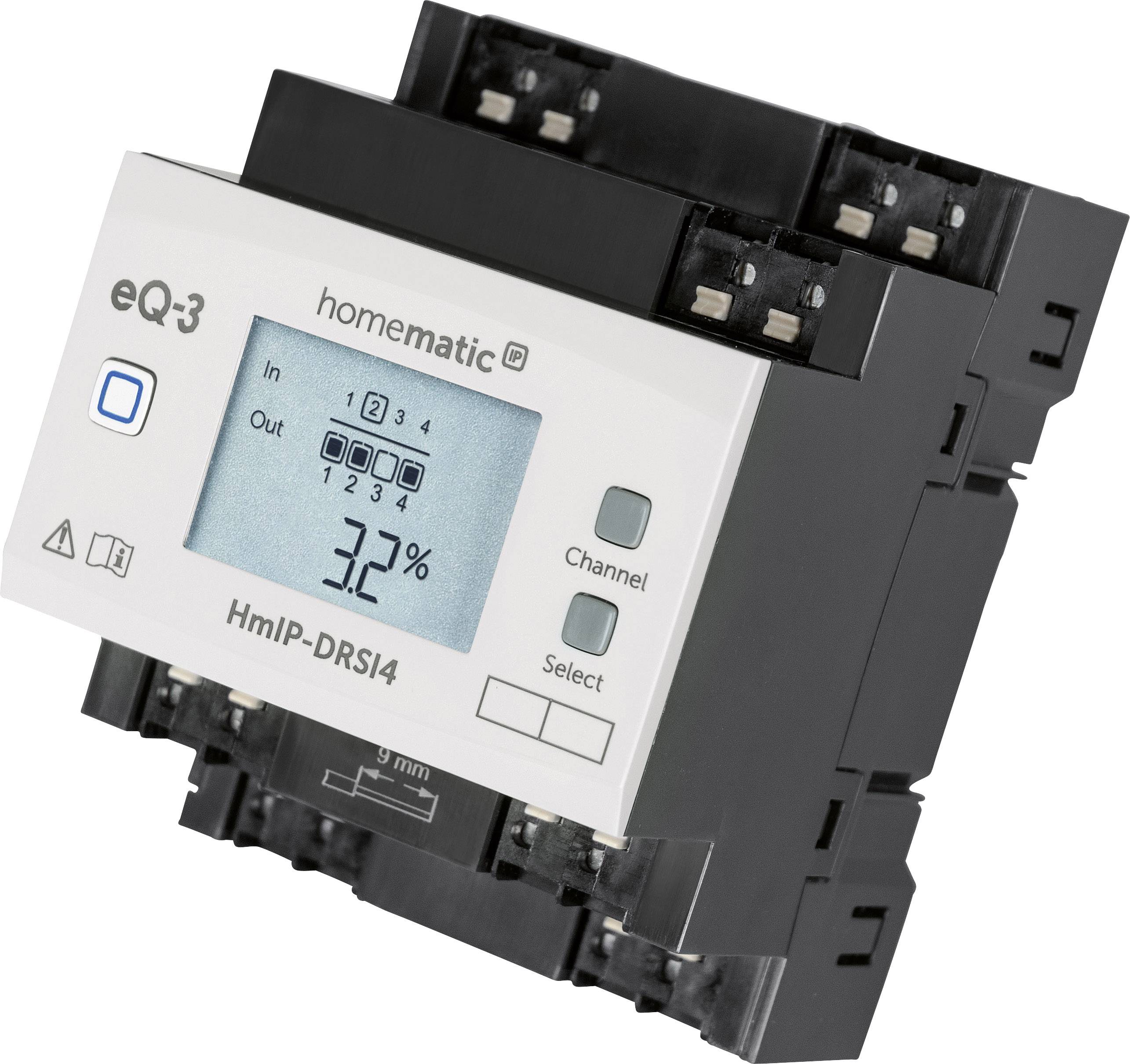 Homematic IP sans fil Actionneur de commutation HmIP-DRSI4
