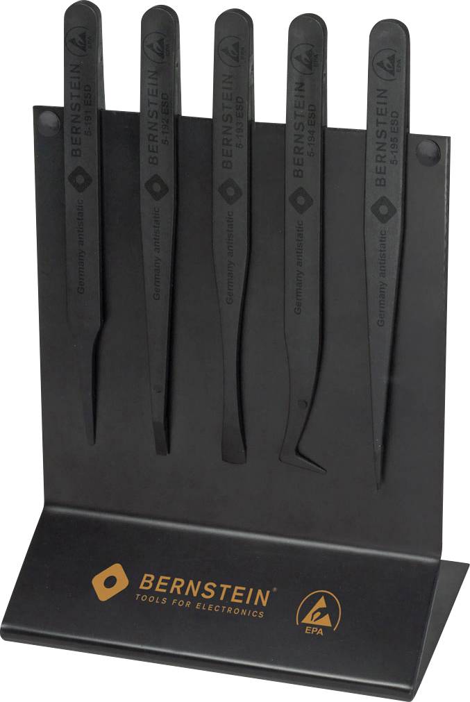 Bernstein Tools for Electronics 5-180 antistatique (ESD) Pince brucelle ESD
