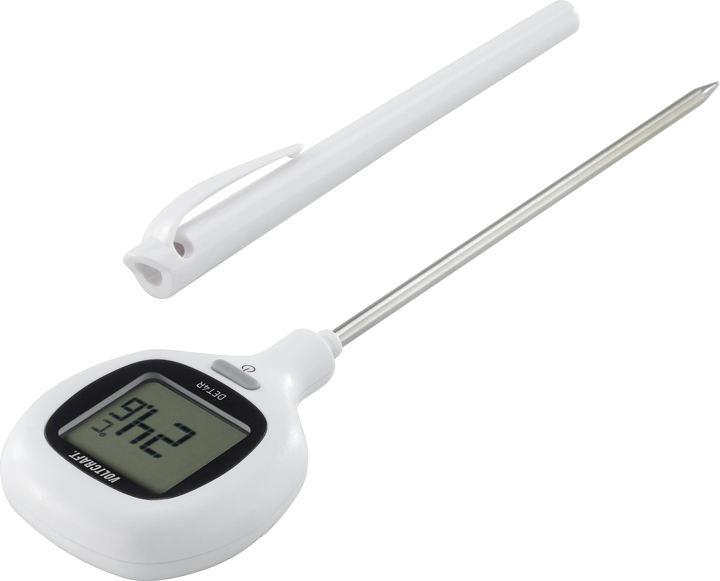 VOLTCRAFT DET4R Thermomètre à sonde à piquer Plage de mesure de température -20 à 250 °C sonde NTC mesure par contact