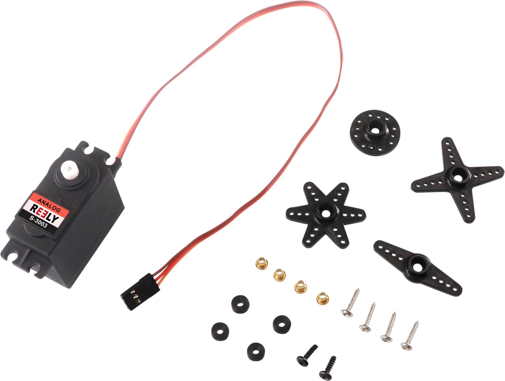 Reely Servomoteur standard analogique Matériau entraînement: matière plastique Système de connecteur: JR