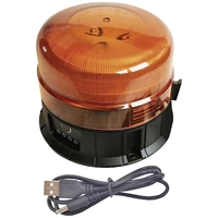 Berger & Schröter Gyrophare Akku LED RKL 12/24VR65 20288 5 V à batterie fixation magnétique, pied à visser, pied à ventouse orange Berger & Schröter Gyrophare Akku LED RKL 12/24VR65 20288 5 V à batterie fixation magnétique, pied à visser, pied à ventouse orange