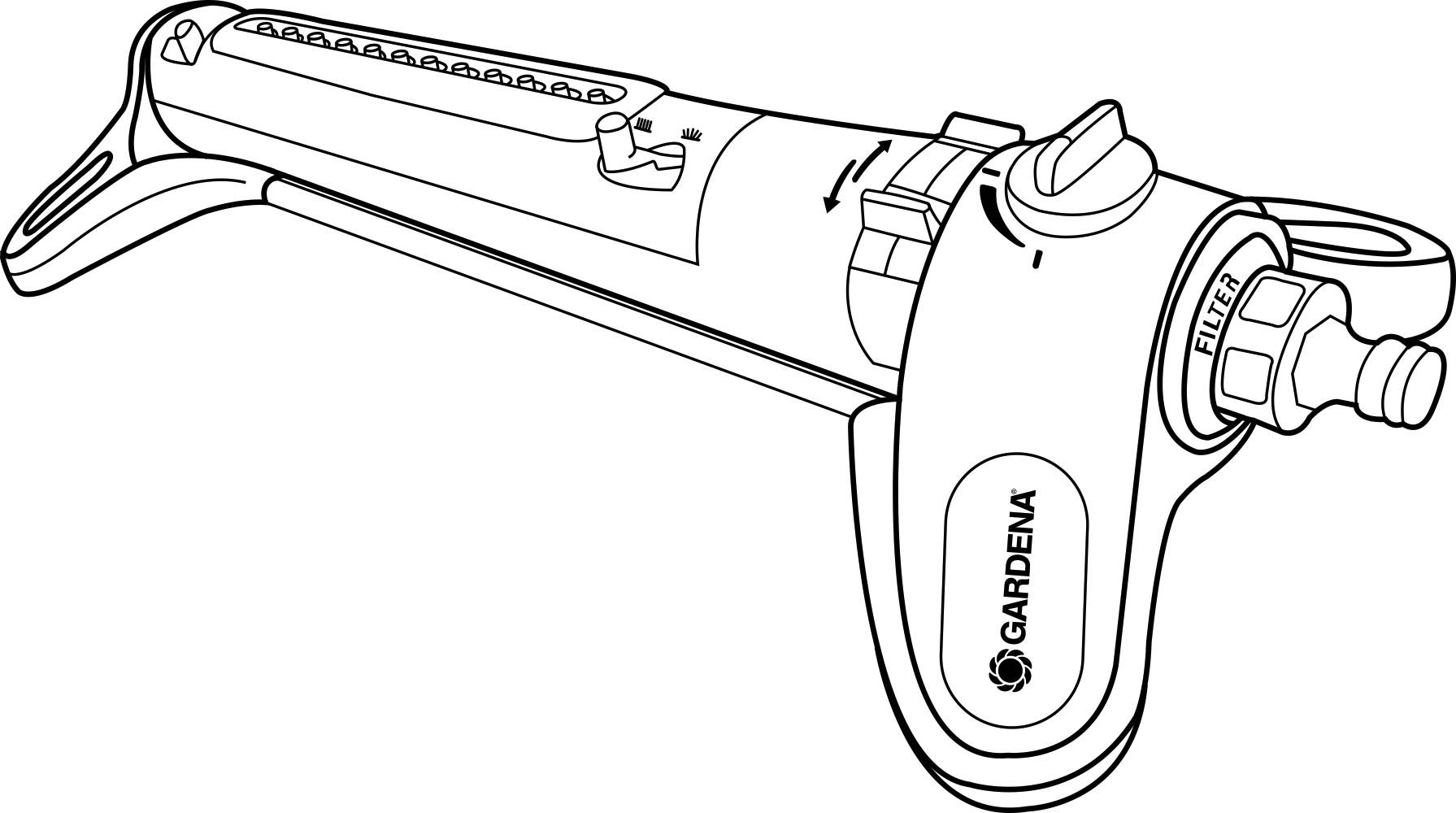 GARDENA 18710-20 AquaZoom S Arroseur oscillant 9 - 150 m²
