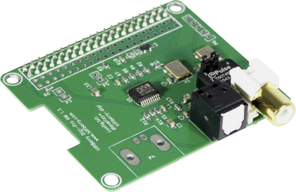 HifiBerry Digi+ PRO Shield audio Convient pour (kits de développement): Raspberry Pi