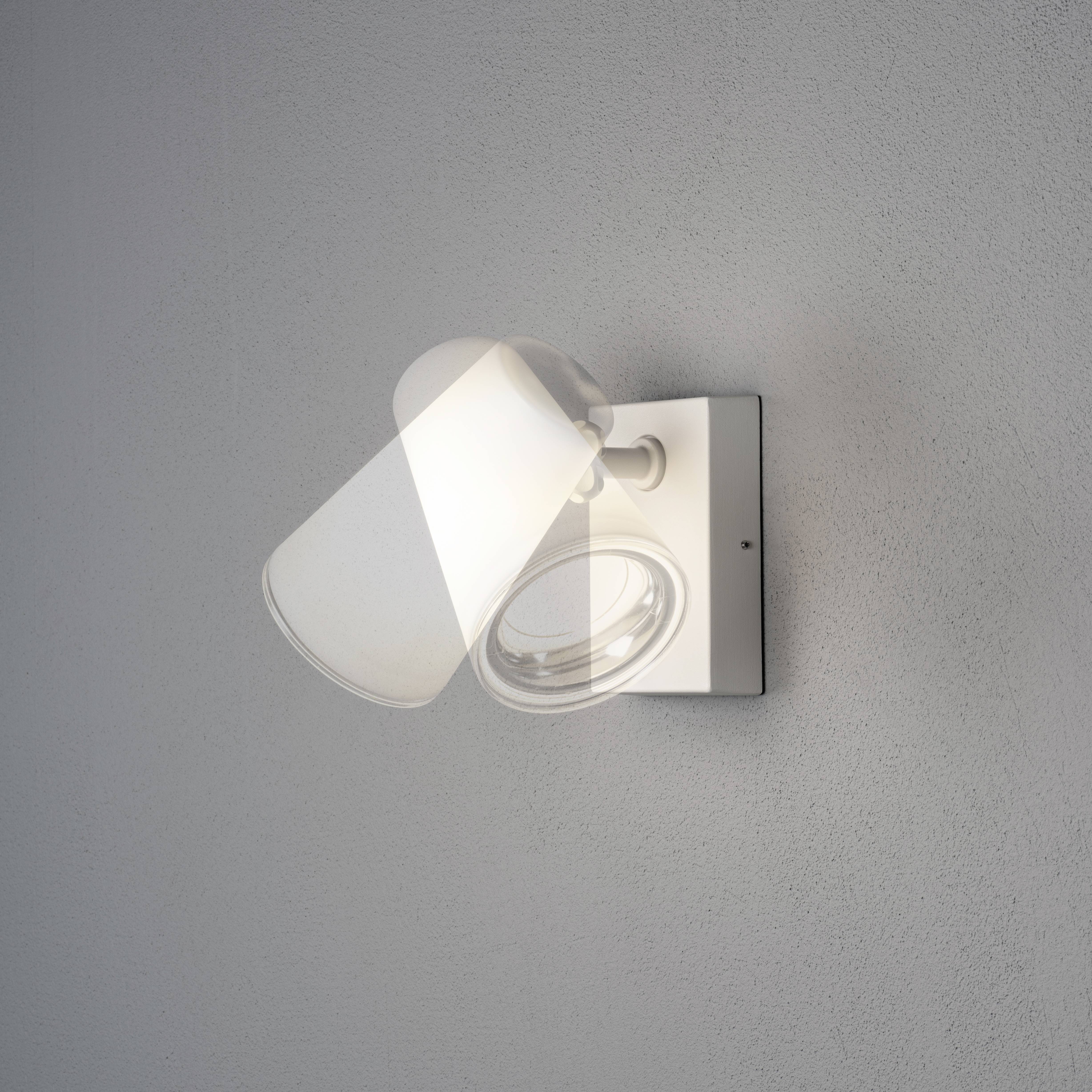 Konstsmide Fano 7872-250 Applique extérieure LED E27 25 W blanc