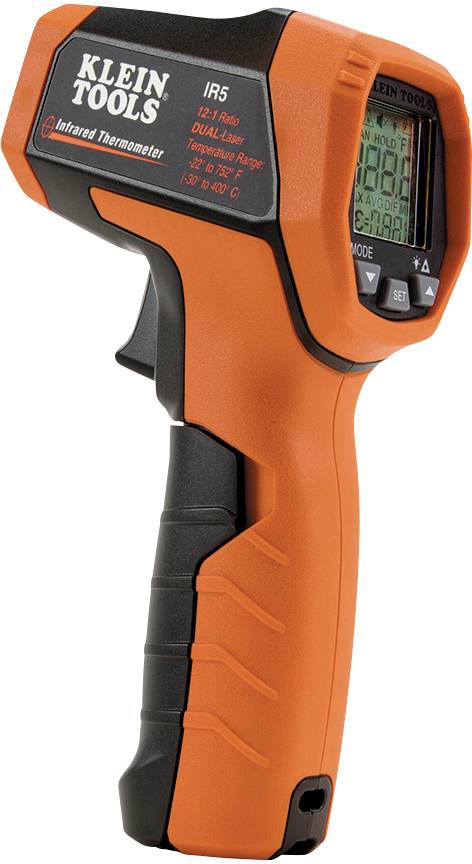 Thermomètre infrarouge Klein Tools IR5 Optique 12:1 -30 - 400 °C