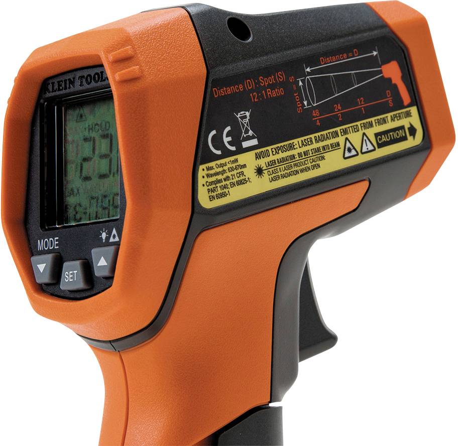 Thermomètre infrarouge Klein Tools IR5 Optique 12:1 -30 - 400 °C
