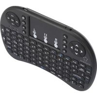 Renkforce RF-MWK-100 radio Clavier allemand, QWERTZ noir pavé tactile intégré Renkforce RF-MWK-100 radio Clavier allemand, QWERTZ noir pavé tactile intégré
