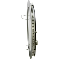 Heitronic 27636 Panneau à LED 12 W blanc chaud argent Heitronic 27636 Panneau à LED 12 W blanc chaud argent