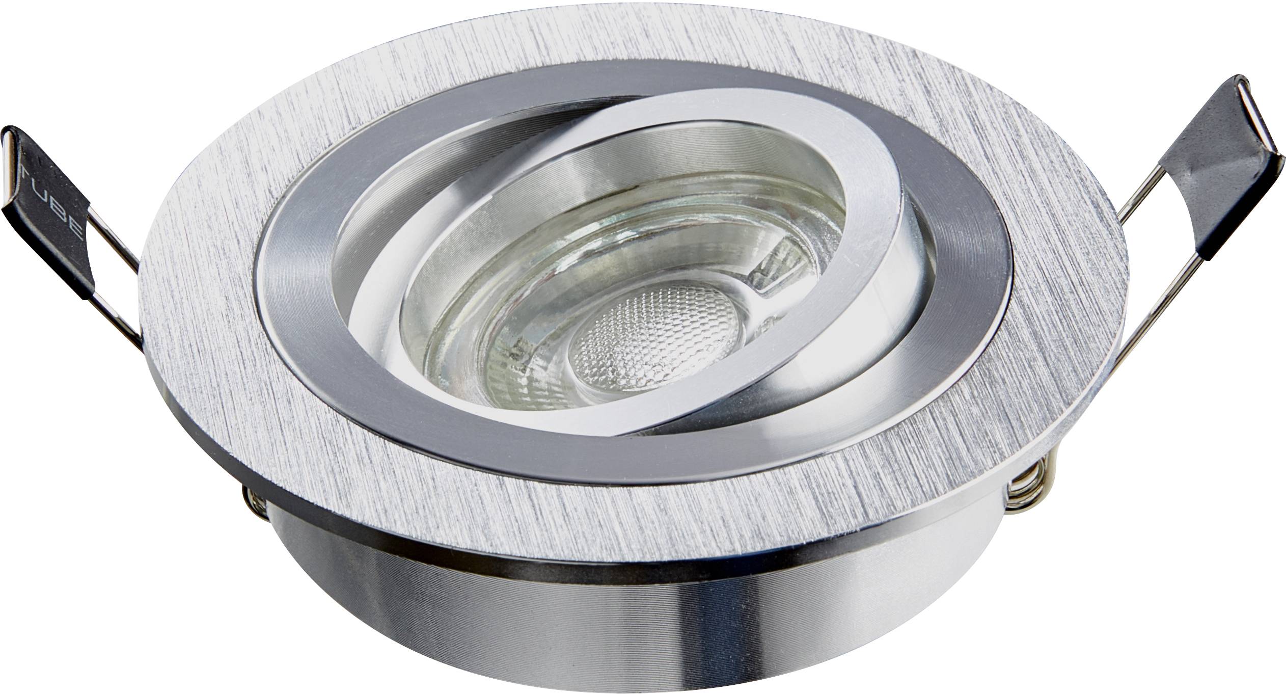 Heitronic 500591 DL7801 Spot encastrable LED LED intégrée 8 W aluminium