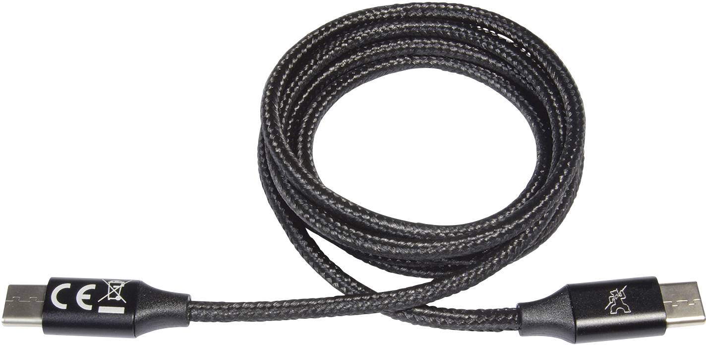 ProCar Câble de charge USB USB-C® mâle 1.00 m noir 52009000