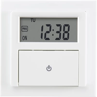 Sygonix SY-4504968 Minuterie pour montage encastré numérique programme hebdomadaire 1800 W fonction compte-à-rebours, avec cadre Sygonix SY-4504968 Minuterie pour montage encastré numérique programme hebdomadaire 1800 W fonction compte-à-rebours, avec cadre