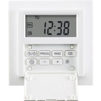 Sygonix SY-4504968 Minuterie pour montage encastré numérique programme hebdomadaire 1800 W fonction compte-à-rebours, avec cadre Sygonix SY-4504968 Minuterie pour montage encastré numérique programme hebdomadaire 1800 W fonction compte-à-rebours, avec cadre