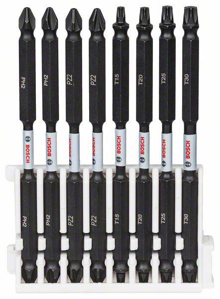 Bosch Accessories 2608522346 Jeu d'embouts à deux têtes 8 pièces