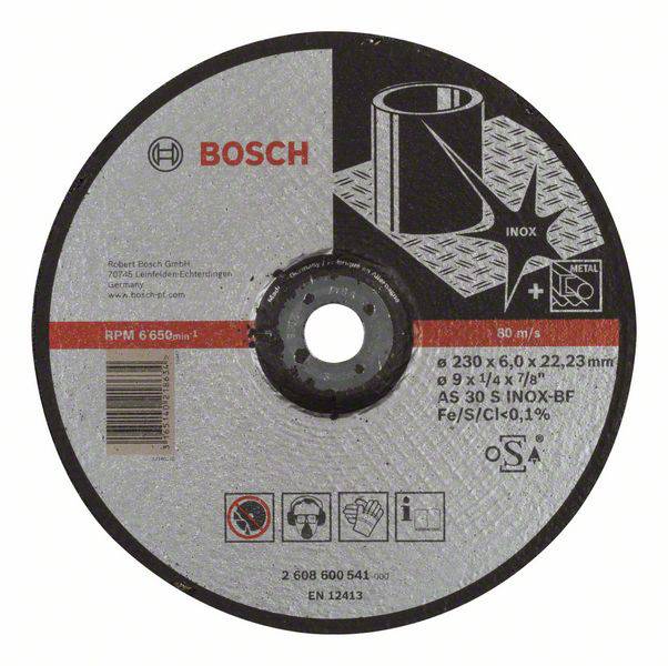 Bosch Accessories 2608600541 Disque à ébarber à moyeu déporté 230 mm 1 pc(s) acier