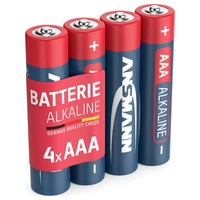 Ansmann LR03 Red-Line Pile LR3 (AAA) alcaline(s) 1.5 V 4 pc(s) Ansmann LR03 Red-Line Pile LR3 (AAA) alcaline(s) 1.5 V 4 pc(s)