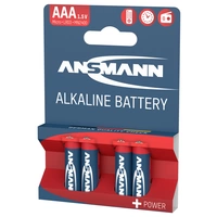 Ansmann LR03 Red-Line Pile LR3 (AAA) alcaline(s) 1.5 V 4 pc(s) Ansmann LR03 Red-Line Pile LR3 (AAA) alcaline(s) 1.5 V 4 pc(s)
